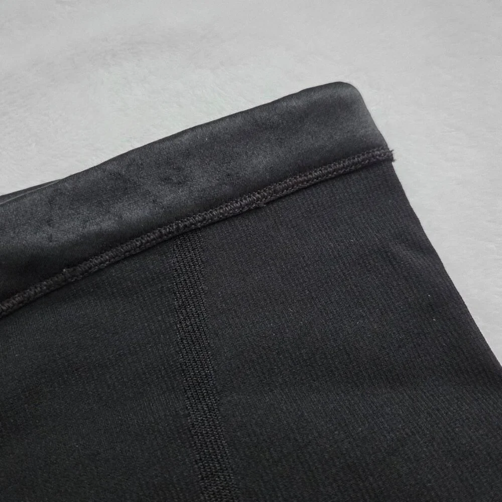 Spanx Shapewear XL Mid Thigh Shaper Slimmer & Shine High Waist Compression Black